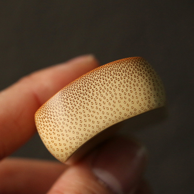 精品纯手工精磨天然十几年超厚老玉竹文玩手牌手把玩件竹牌小挂件