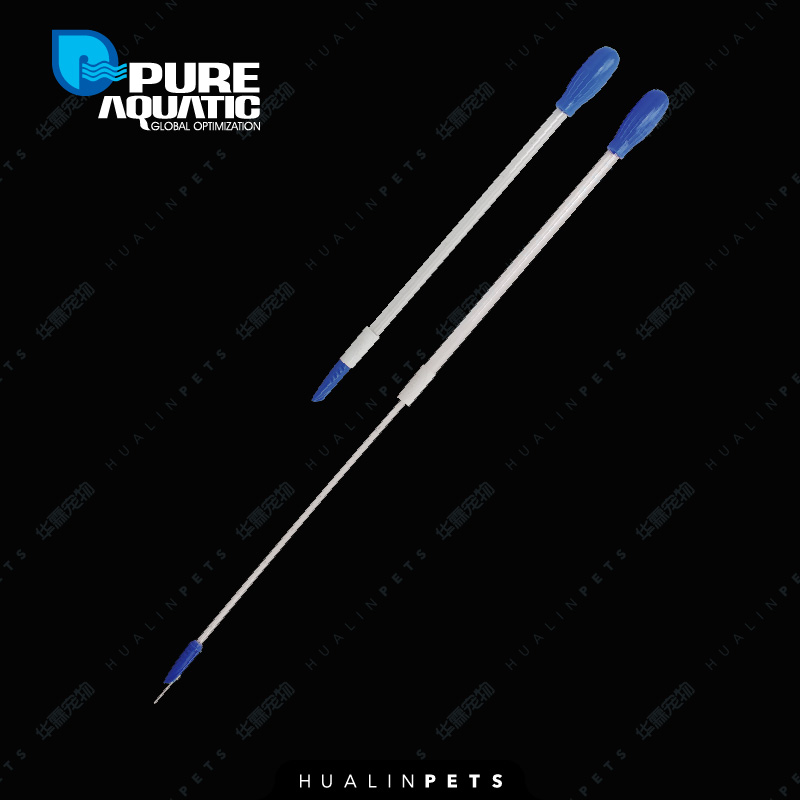 P牌多用珊瑚喂食器伸缩式亚克力喷管标注珊瑚粮计量刻度喂食管