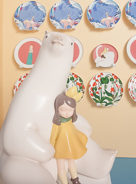 可米生活白夜童话贾晓鸥夏夜艺术品饰品家居摆件创意生日结婚礼品