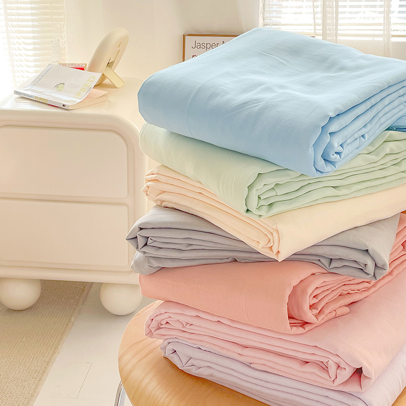 花花造梦 享受级柔软舒服全棉双层纱被套A类婴儿级被罩单件可定制