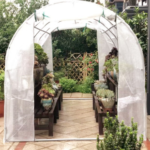 植物保温棚加强款带花架温室园艺设备保暖棚绿植过冬家庭植物保温