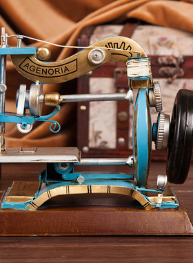 复古老式缝纫机模型 家居软装饰品摆件 服装店摆设 橱窗陈列道具