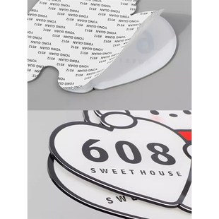 家有恶犬请勿敲门提示牌快递外卖放门口指示牌家里有狗不要敲门可