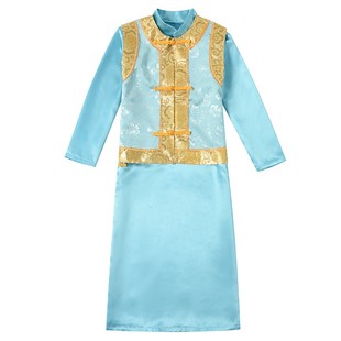 儿童古装满族服装男清朝少爷阿哥男童汉服宫廷古装小孩书童演出服