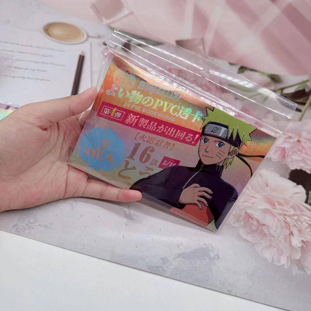 火影忍者pvc透卡鸣人卡卡西佐助动漫周边自印LOMO卡明信片小卡