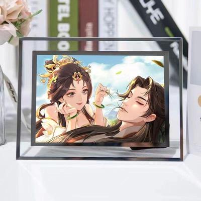 成何体统周边水晶相框创意庾晚音夏侯澹谢永儿桌面动漫摆件礼品