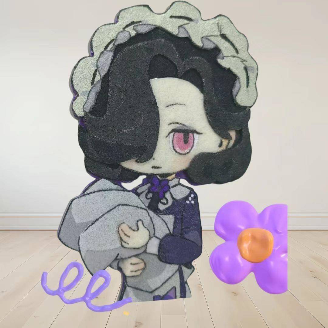 新款重返未来1999蓝手帕不织布挂件精美手工制品钥匙扣包挂件礼品