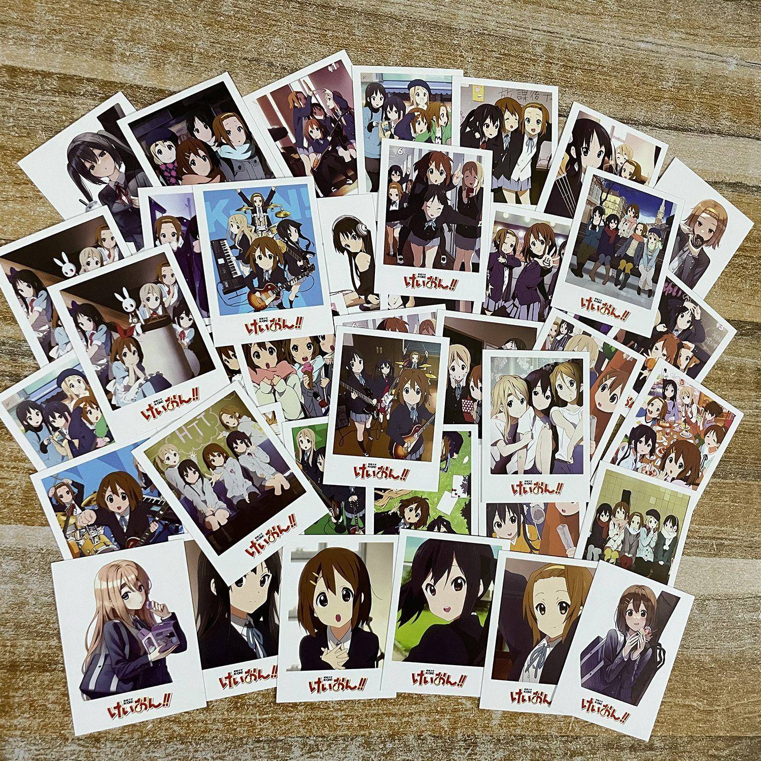 轻音少女lomo卡10 平泽唯秋山澪琴吹油二次元精美周边留言小卡片
