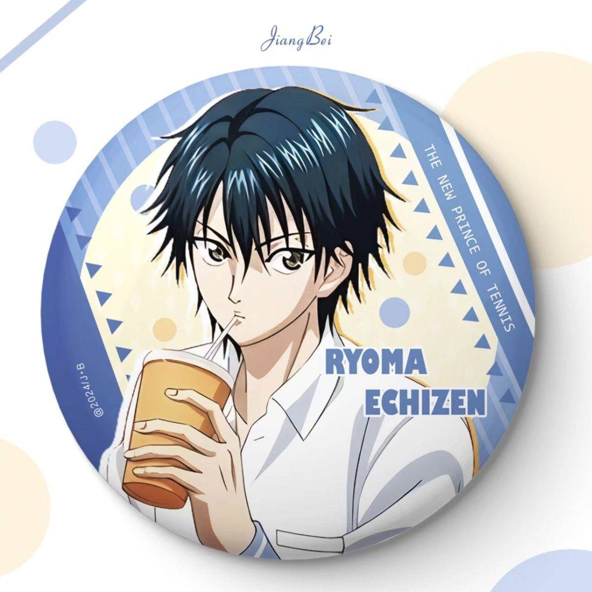 新款网球王子越前龙马桃城武吧唧高颜值自制背包挂饰徽章送闺蜜