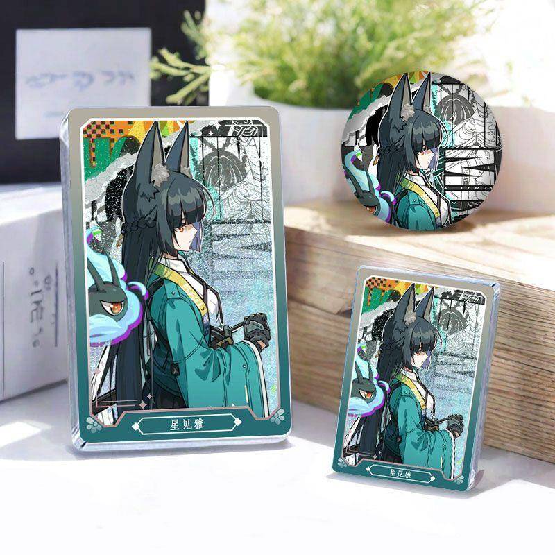 星见雅绝区零周边流沙麻将吧唧亚克力立牌生日礼物收藏徽章摆件