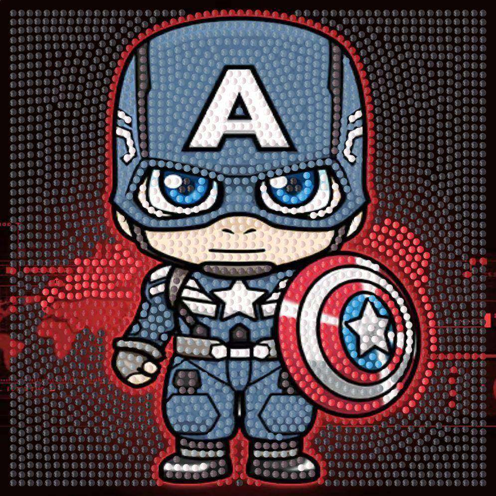 钻石画满钻钻石画粘贴钻石画材料包实木绷框工具儿童DIY手工礼物