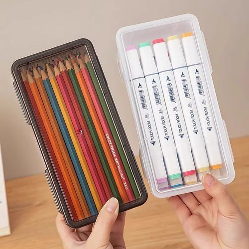 透明桌面笔盒高颜值多功能整理盒