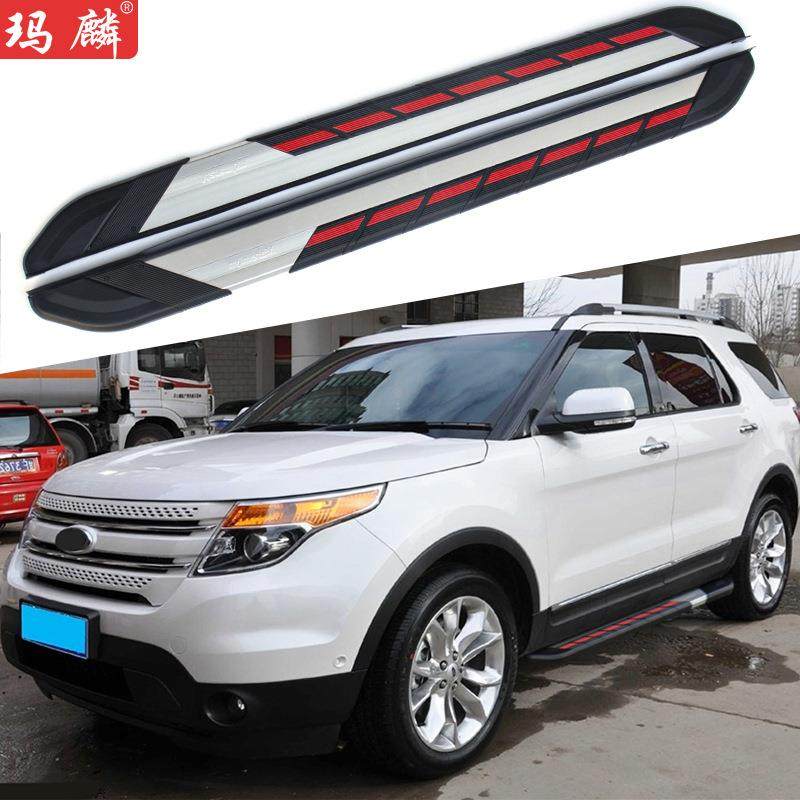 适用于福特探险者改装侧踏板2013款原厂两侧上车脚踏板