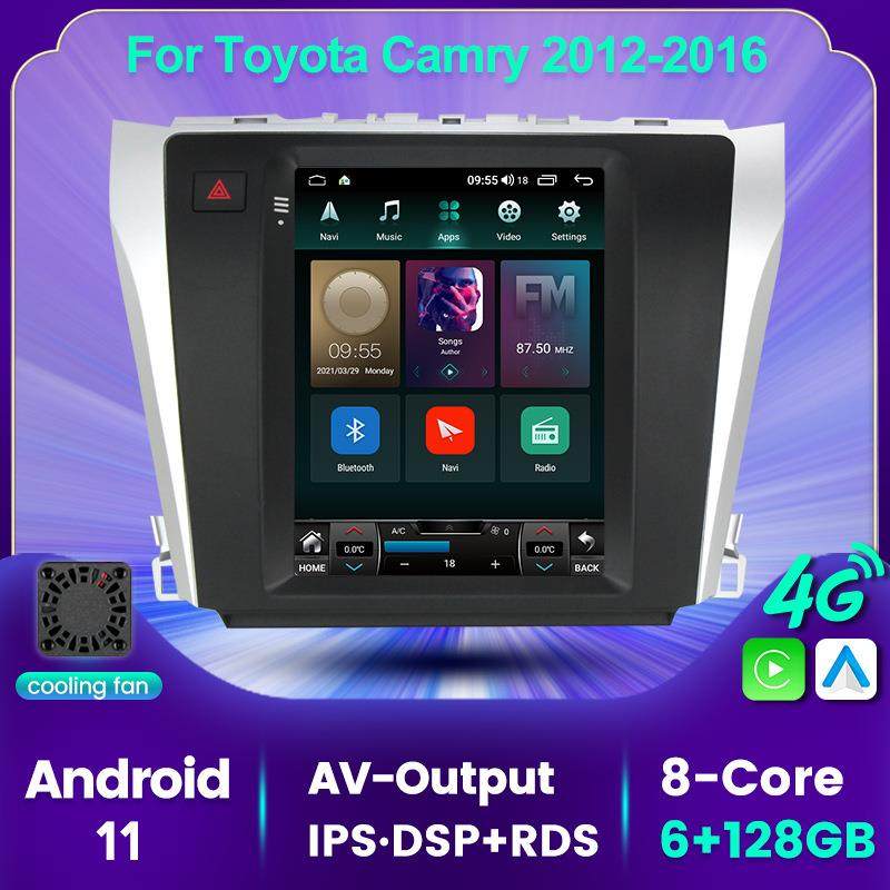 适用于丰田凯美瑞12-16款改7862竖屏安卓大屏中控车载导航一体机