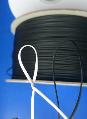 黑色扎线机专用2MM宽1000米铁线扎带PVC带轴包塑镀锌铁丝包胶线