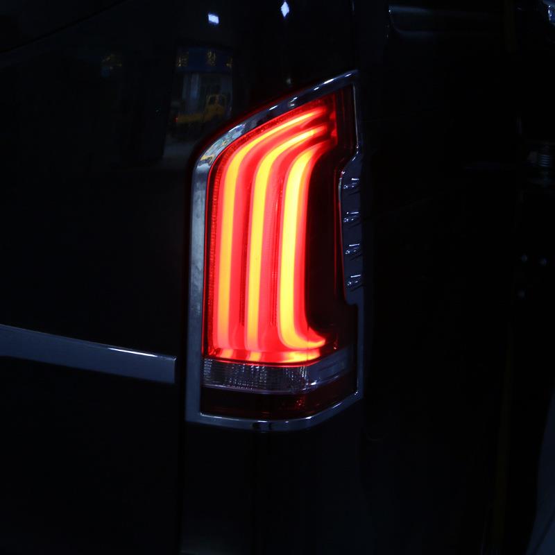 适用于新威霆led后尾灯总成vito升级V260后大灯V级LED日行车灯