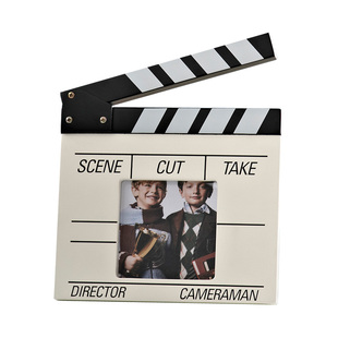 相框摆台个性创意电影场记板6寸简约男孩房装饰相架家居饰品摆件