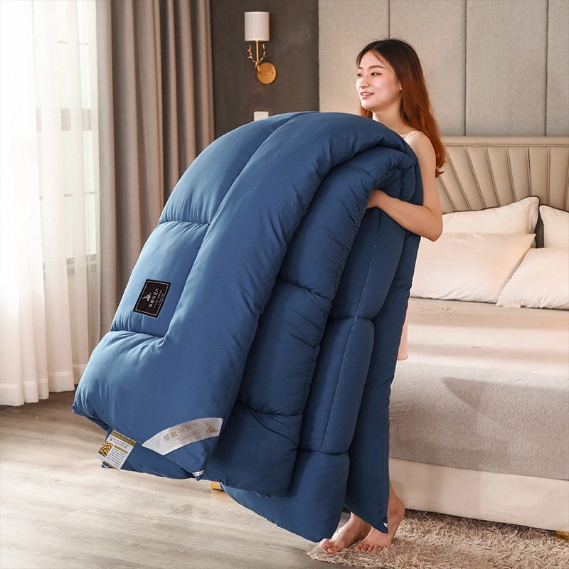 被子冬被大豆纤维被棉被加厚保暖10斤8八斤6六斤冬天盖的双人单人