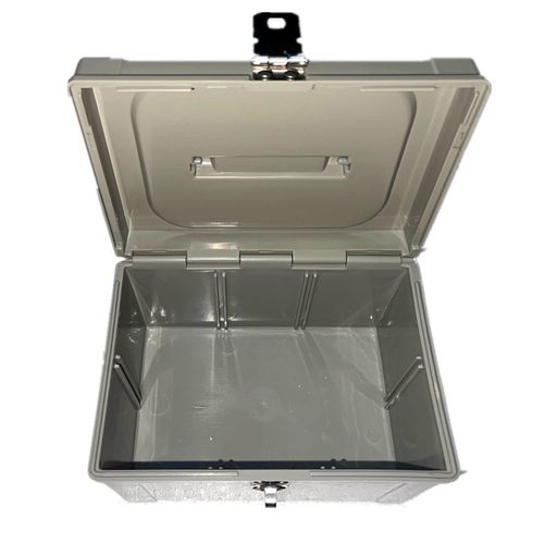 包邮塑钢票据箱印鉴盒多功能印章盒抗摔耐用 带锁便携收纳印章盒