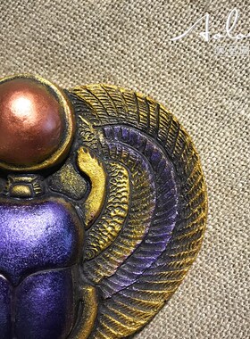 澳洛瑞斯埃及纪念品圣甲虫护身符祝福摆件办公室装饰创意伴手礼物