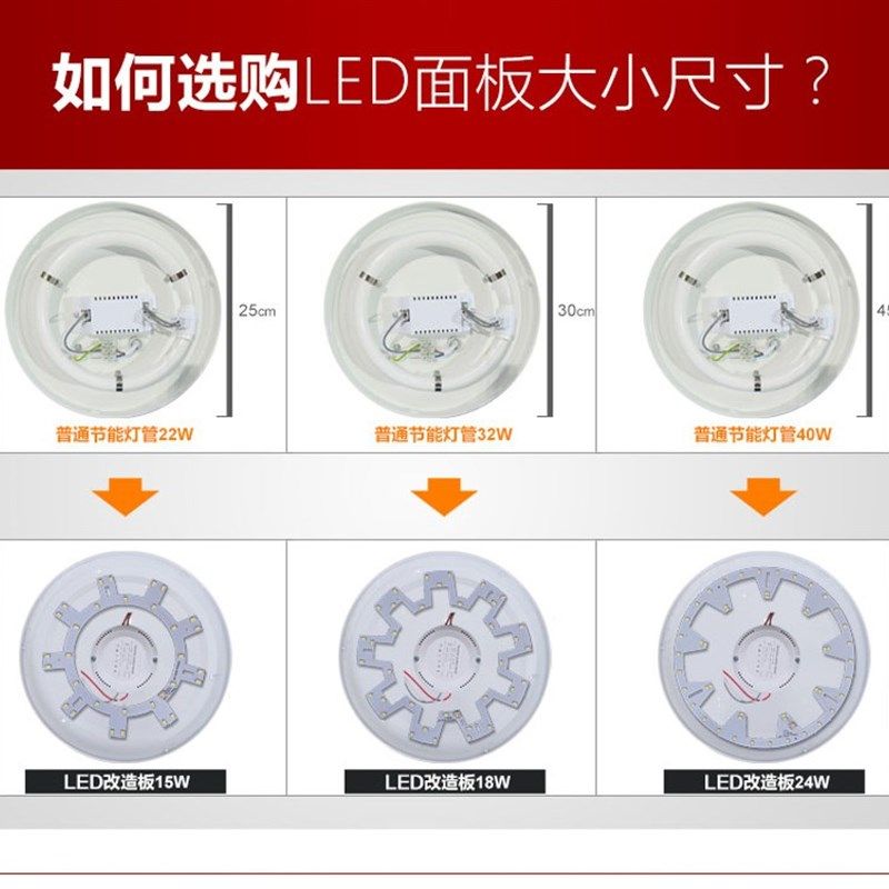 led吸顶灯改造灯板圆形灯条灯片灯盘灯芯光源节能环形H型灯泡灯带,家装灯饰光源,LED球泡灯,淘宝优惠券,粉丝福利购,淘宝优惠卷