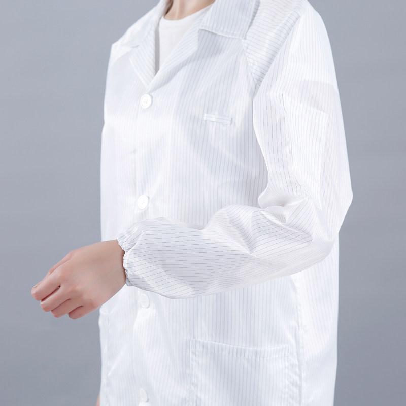 防静电工作服大褂防尘服电子工厂车间防护服食品洁净服实验服包邮