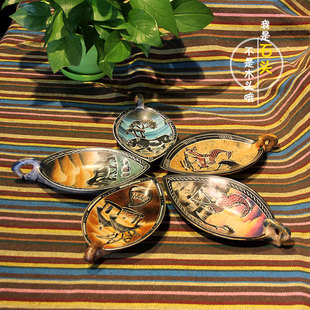 非洲特产皂石天鹅盘装饰品收纳肯尼亚工艺品创意艺术石雕摆件桌面