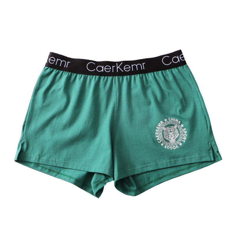 男士阿罗内裤男平角裤纯棉夏季宽松大码四角短裤居家舒适透气睡裤