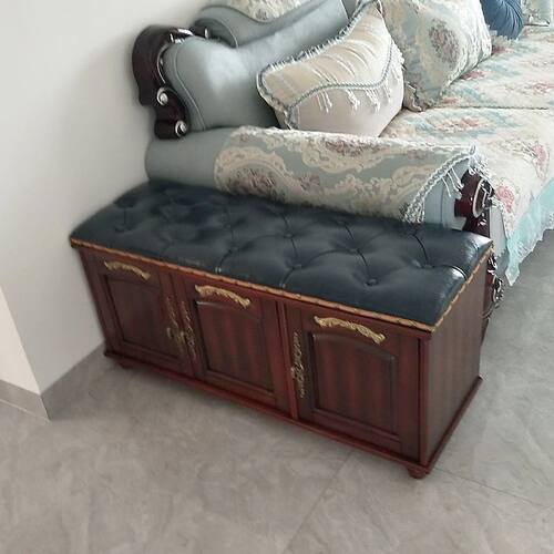 美式入门鞋柜实木收纳储物鞋架防尘换鞋凳高档可坐门口结实对开门