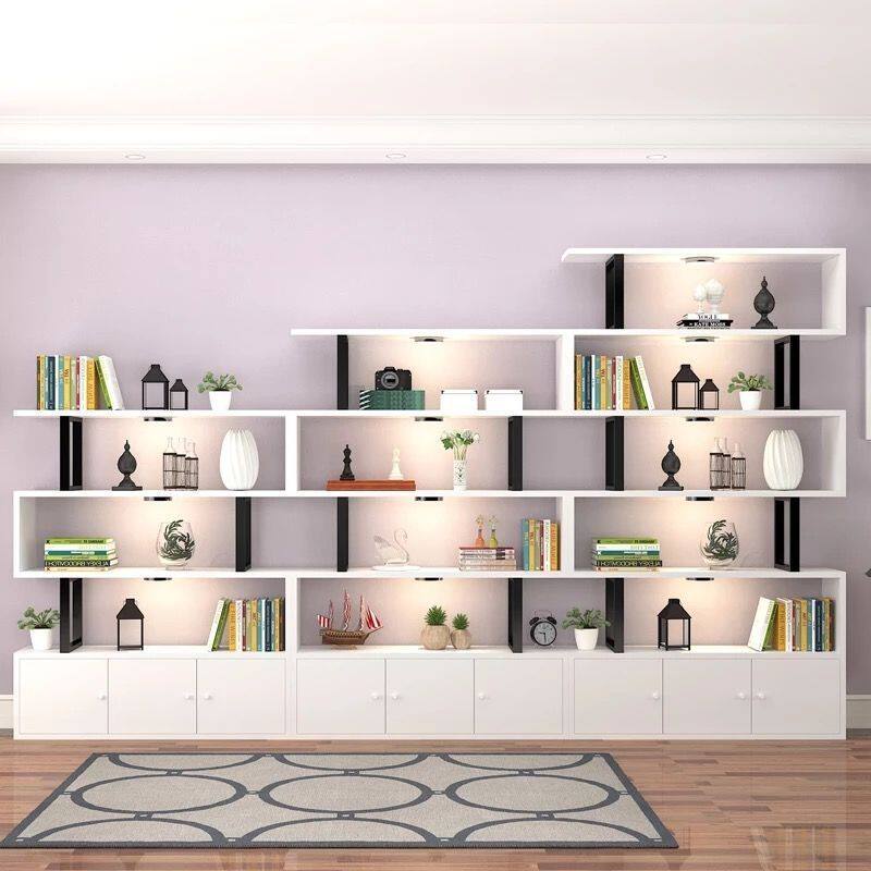 化妆品展示柜多层展柜理发店产品陈列置物架母婴超市展示货架美甲