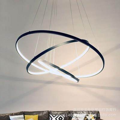 客厅吊灯现代简约灯饰圆形过道北欧灯具创意卧室吧台餐厅吊灯具