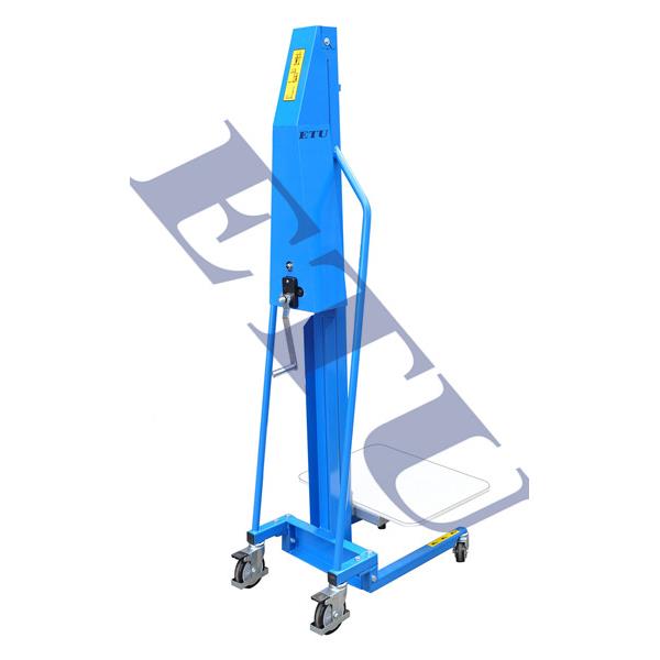 ET手U易梯优摇式具装缷模手动堆高车车 迷你OPU型工位 轻型堆高车