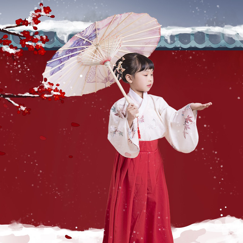 儿童古代伞古风汉服古装伞小号古典舞蹈演出女童油纸伞中国风雨伞,家居饰品,工艺伞,淘宝优惠券,粉丝福利购,淘宝优惠卷