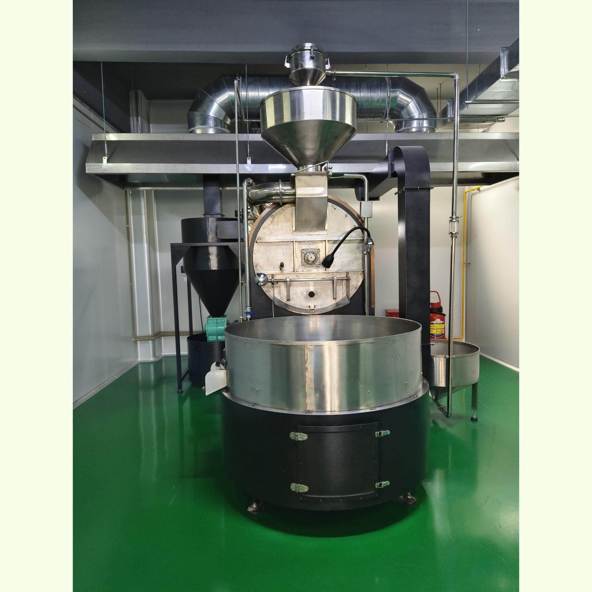 厂家直销半自动50公斤咖啡豆烘焙机、可可豆烘焙设备大型工厂专用