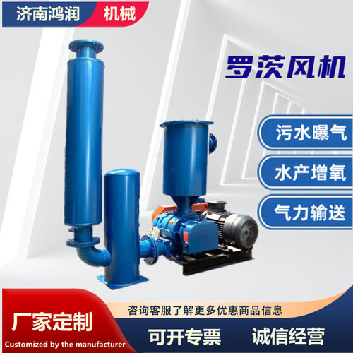 低噪音罗茨鼓风机SR125三叶罗茨风机增氧机风扇罗茨风机静音