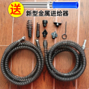 16mm下水道疏通工具电动家用钢丝弹硬软簧管道机通马桶厕所弹簧