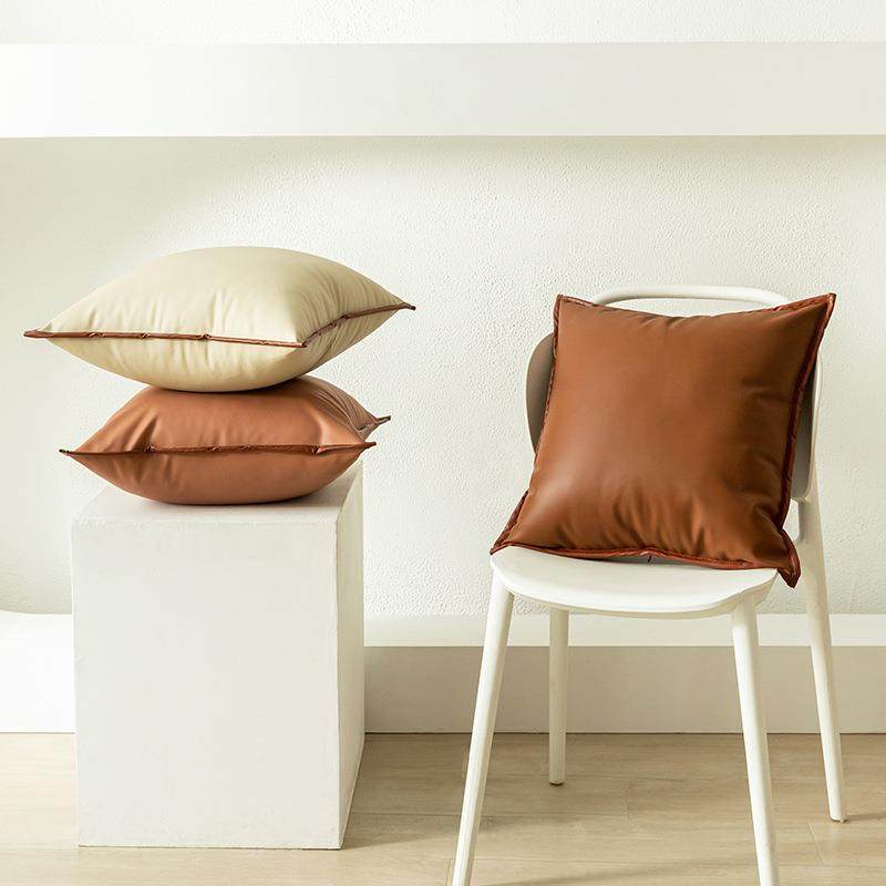 ins风有机硅胶抱枕防水防污可拆洗靠枕垫沙发抱枕床头靠枕凉感枕