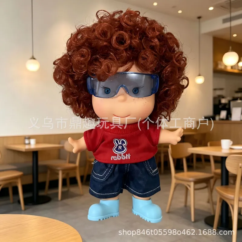 2026新款土豆娃娃pippa搪胶公仔18cm洋娃娃套装女孩61儿童节礼物