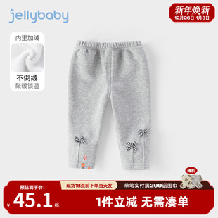 6婴儿加绒打底裤 小儿童冬装 子秋冬外穿3一岁女宝宝幼儿冬季 女童裤