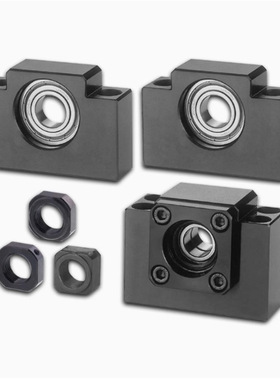 丝杠支座组件支持固定侧BSW/BSWE/BUN6 8 10 12 15 20 25轴承座