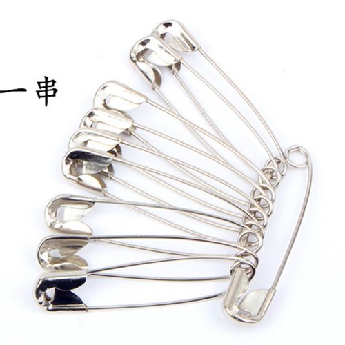 加厚别针保险别针婚庆婚纱DIY扣针关针大号整盒安全别针吊牌别针