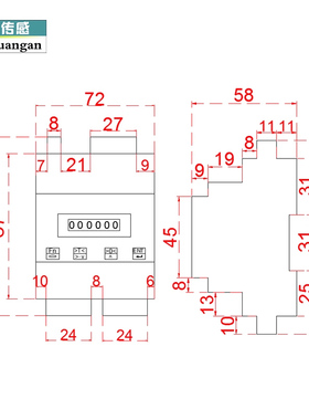 恒远XS导轨称重压力传感器控制器485232数字信号以太网变送器仪表