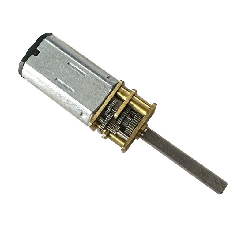 12-N30减速电机微型小电机低速马达智能锁齿轮3V6V12V长轴大扭矩