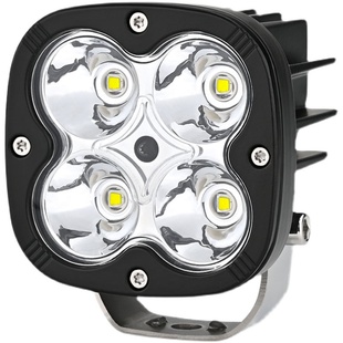 电动车灯摩托车大灯超亮白光12V60V外置 强光LED聚光流氓射灯 改装