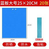 蓝色大尺寸黄板双面诱虫板粘虫板果园小黑飞小飞虫蓟马农用大棚
