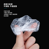 一次性耳套理发店专用耳罩防水PE透明染发美发工具烫发发廊专用