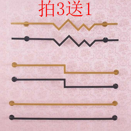 上墙服装店正挂杆上墙壁挂式正面展示架服装店展示架上墙衣架