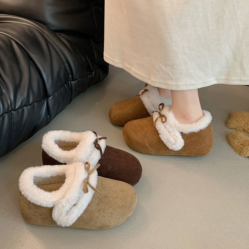 内增高加绒保暖勃肯鞋女