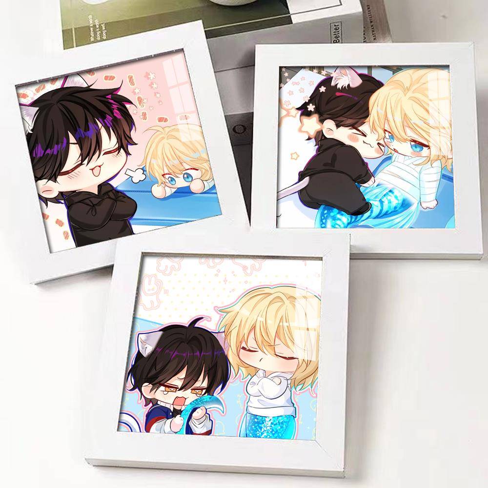 人鱼陷落钻石贴画满钻新款耽美可爱白楚年兰波手工diy钻石画自粘