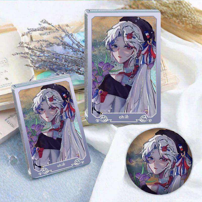 ch法国拟流沙麻吧唧徽章周边亚克力砖立牌学生生日礼物